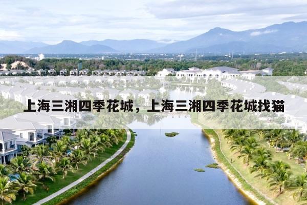 上海三湘四季花城,上海三湘四季花城找猫